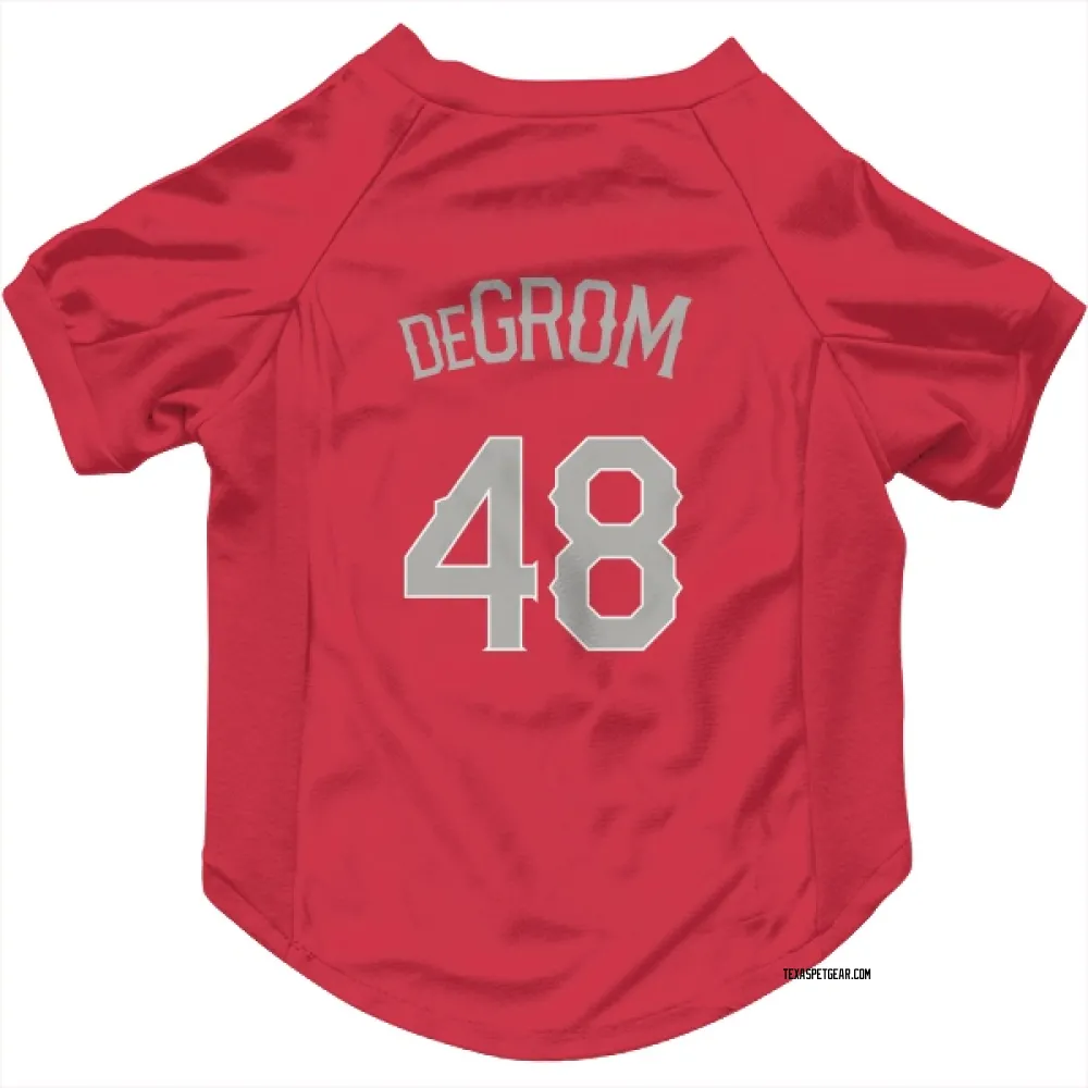  Pets First MLB Jacob deGrom Jersey for Dogs & Cats